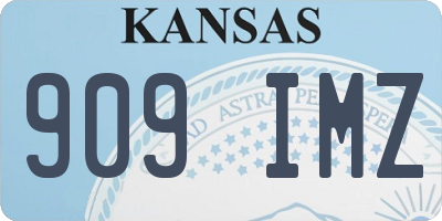 KS license plate 909IMZ