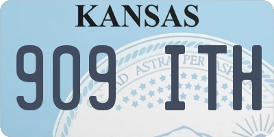 KS license plate 909ITH