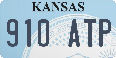 KS license plate 910ATP