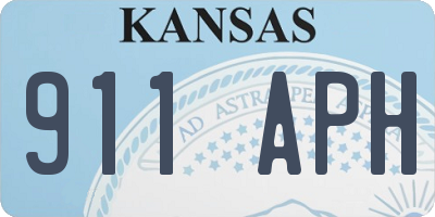 KS license plate 911APH