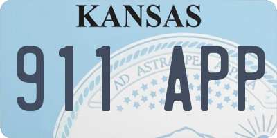 KS license plate 911APP