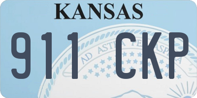 KS license plate 911CKP