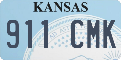 KS license plate 911CMK