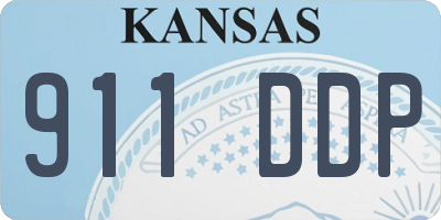 KS license plate 911DDP