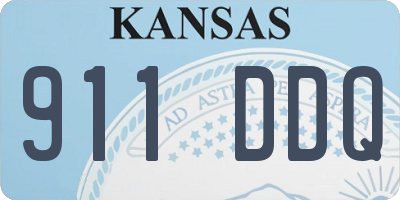 KS license plate 911DDQ