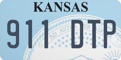 KS license plate 911DTP