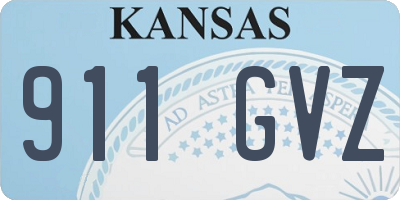 KS license plate 911GVZ