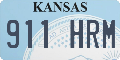 KS license plate 911HRM