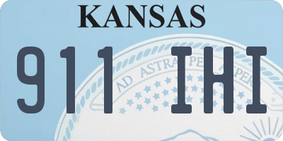 KS license plate 911IHI
