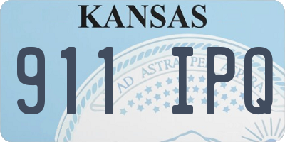 KS license plate 911IPQ