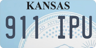 KS license plate 911IPU
