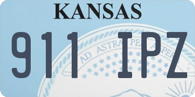 KS license plate 911IPZ