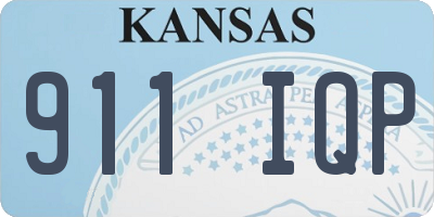 KS license plate 911IQP