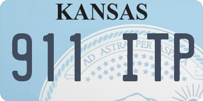 KS license plate 911ITP