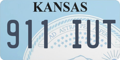 KS license plate 911IUT