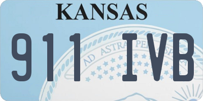 KS license plate 911IVB
