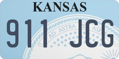 KS license plate 911JCG