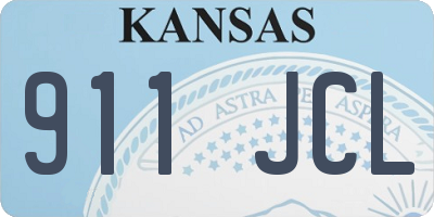 KS license plate 911JCL