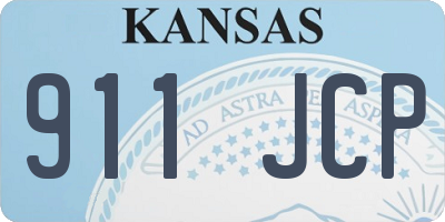 KS license plate 911JCP