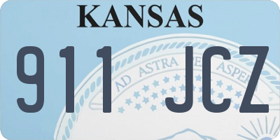 KS license plate 911JCZ