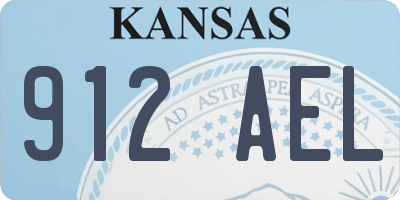 KS license plate 912AEL