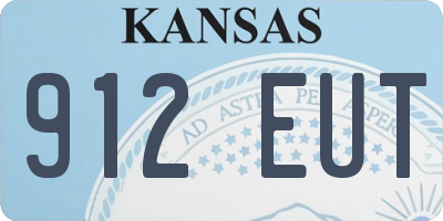 KS license plate 912EUT