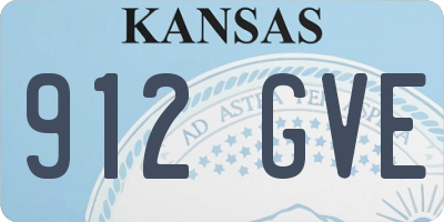 KS license plate 912GVE