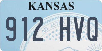 KS license plate 912HVQ