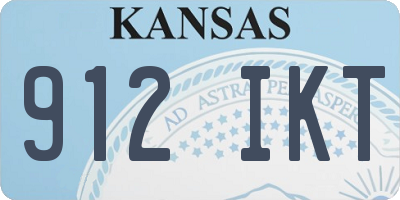 KS license plate 912IKT