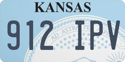KS license plate 912IPV