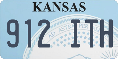 KS license plate 912ITH