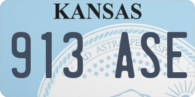 KS license plate 913ASE