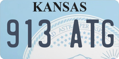KS license plate 913ATG