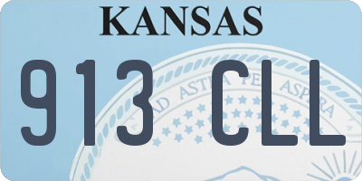 KS license plate 913CLL