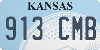 KS license plate 913CMB