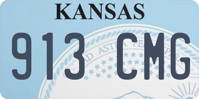 KS license plate 913CMG