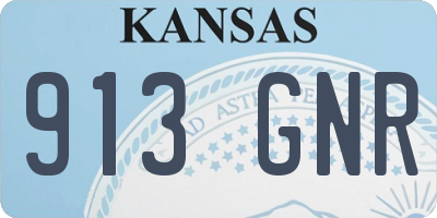 KS license plate 913GNR