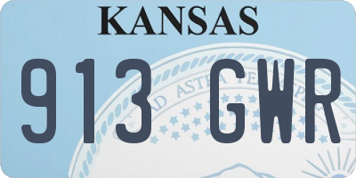 KS license plate 913GWR