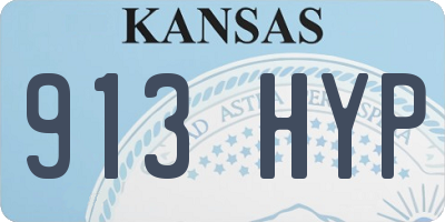 KS license plate 913HYP