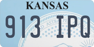 KS license plate 913IPQ