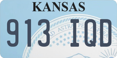 KS license plate 913IQD