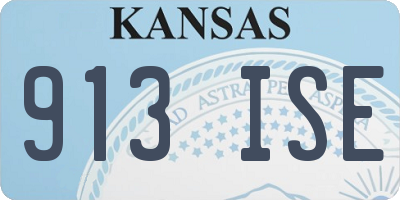 KS license plate 913ISE