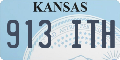 KS license plate 913ITH