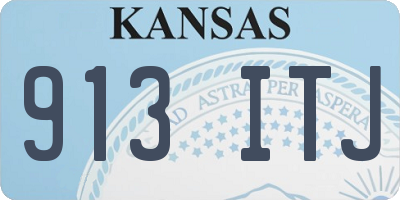 KS license plate 913ITJ
