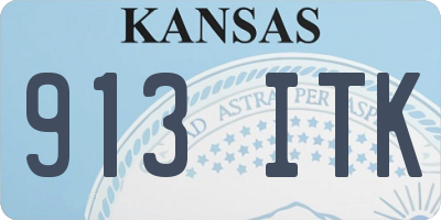 KS license plate 913ITK