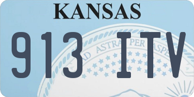 KS license plate 913ITV