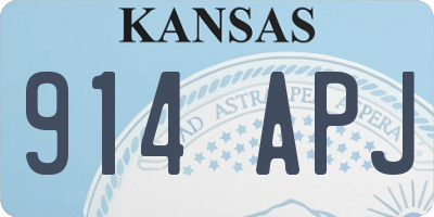 KS license plate 914APJ