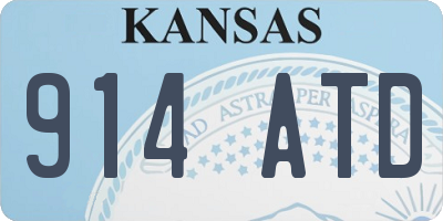KS license plate 914ATD