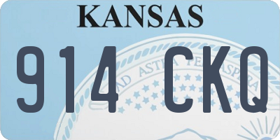 KS license plate 914CKQ