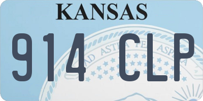 KS license plate 914CLP